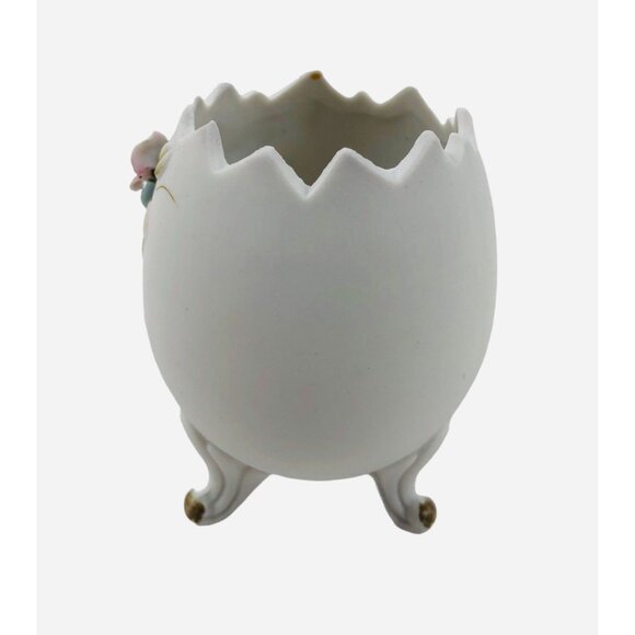 Vintage Lefton China Floral Egg Vase Hand Painted Porcelain Collectible 2592 - Picture 10 of 10